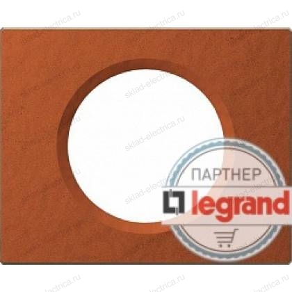 Рамка одноместная Legrand Celiane терракота 069361