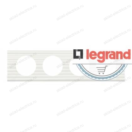 Рамка четырехместная Legrand Celiane Corian белый рельеф 069014