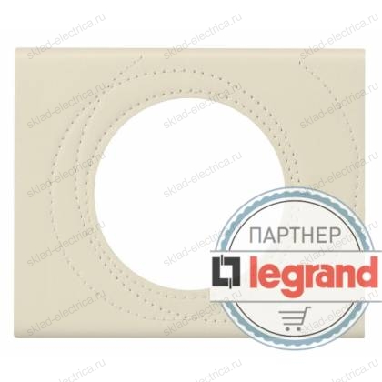 Рамка одноместная Legrand Celiane,кожа макиато 069431