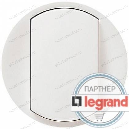 Светорегулятор кнопочный Legrand Celiane 600Вт белый 68031+67082+80251