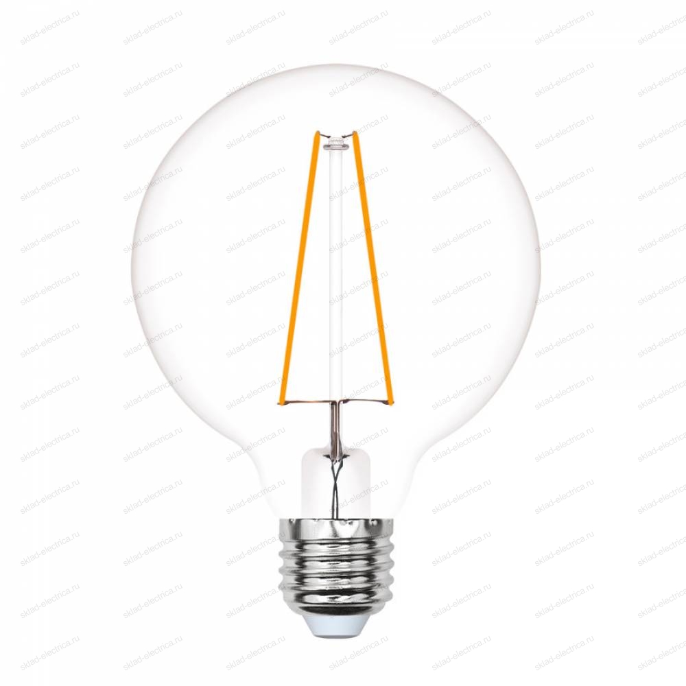 LED-G80-4W-GOLDEN-E27 GLV21GO Лампа светодиодная Vintage. Форма шар. золотистая колба. Картон. ТМ Uniel