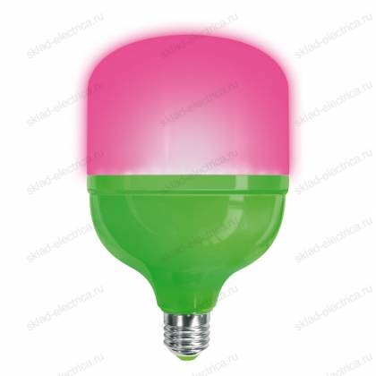 Лампа светодиодная для растений, IP54, спектр для рассады и цветения Е27 20Вт Uniel