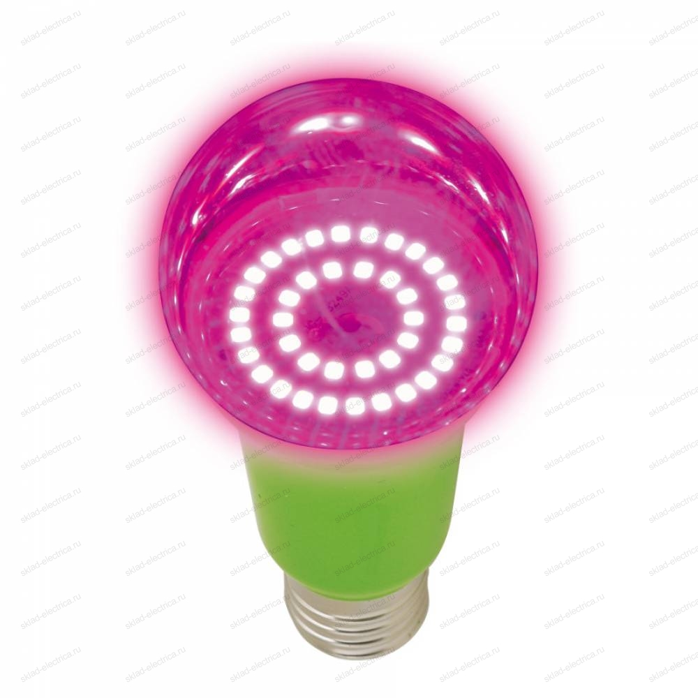 LED-A60-15W/SPSB/E27/CL PLP30GR Лампа светодиодная для растений. Форма "A", прозрачная. Спектр для рассады и цветения. Картон. ТМ ФитоЛето
