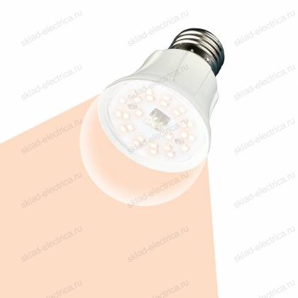Лампа светодиодная для растений прозрачная колба Е27 10Вт Uniel