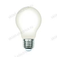 LED-A60-6W/3000K/E27/FR/SLF Лампа светодиодная. Форма "A", матовая. Теплый белый свет (3000K). ТМ Volpe