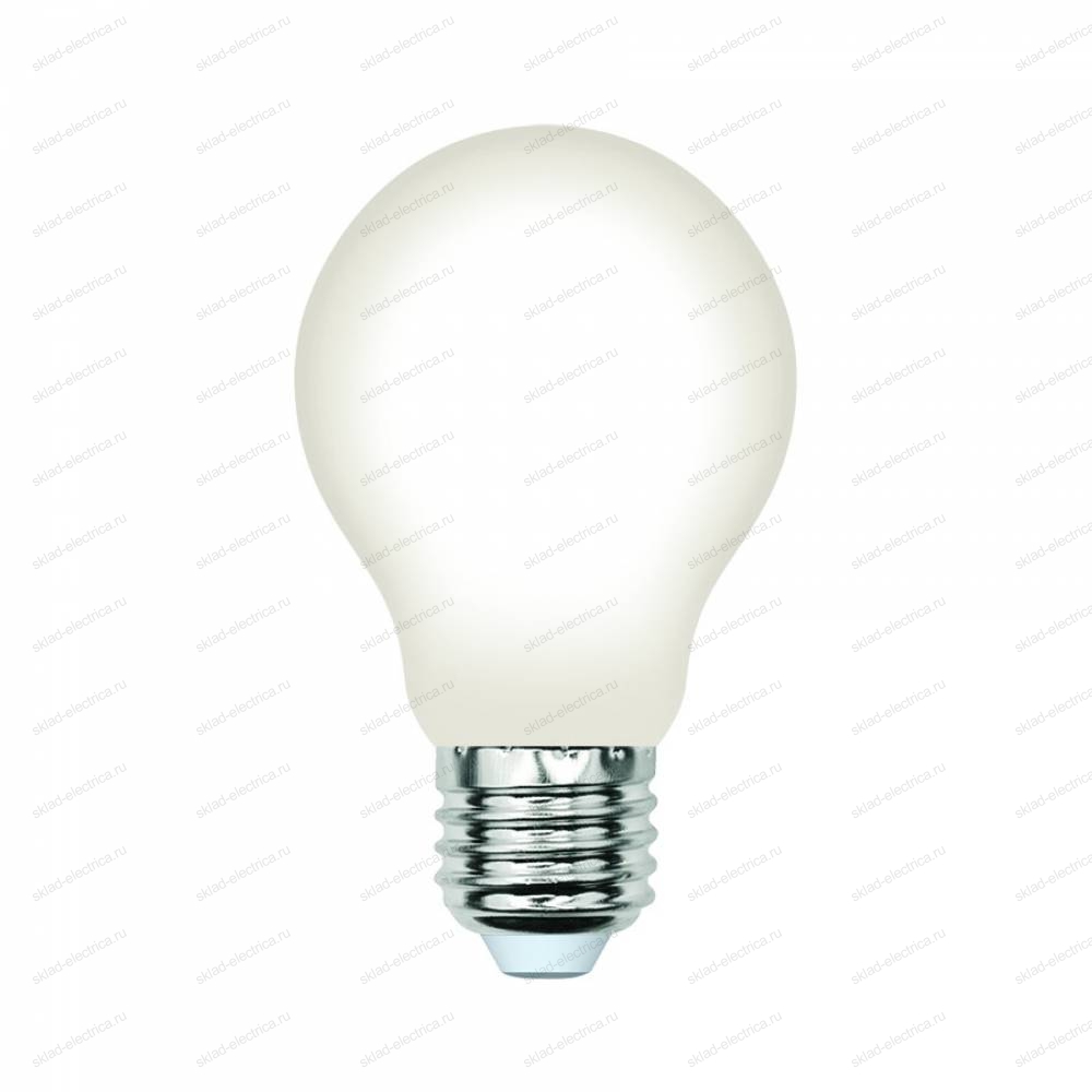 LED-A60-6W/4000K/E27/FR/SLF Лампа светодиодная. Форма "A", матовая. Белый свет (4000K). ТМ Volpe