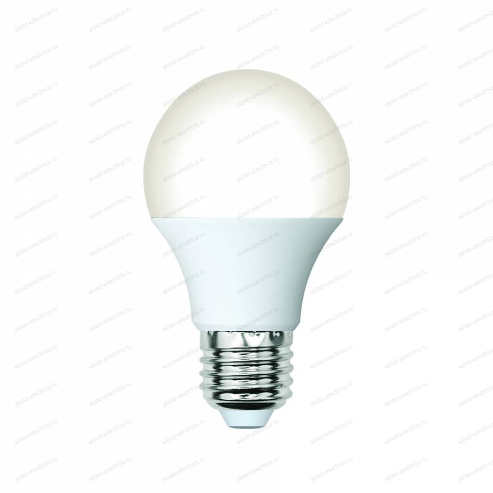 LED-A60-7W/6500K/E27/FR/SLS Лампа светодиодная. Форма "A", матовая. Дневной свет (6500K). ТМ Volpe