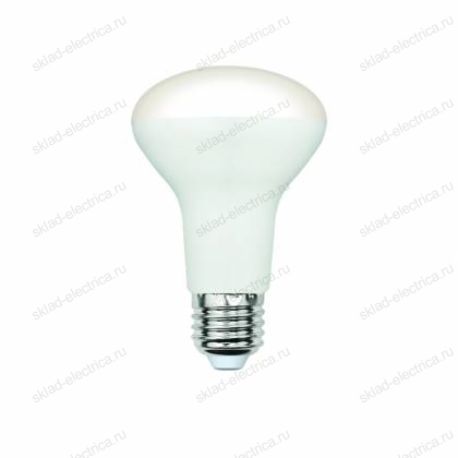 LED-R63-9W/3000K/E27/FR/SLS Лампа светодиодная. Форма «Рефлектор», матовая. Теплый белый свет (3000K). ТМ Volpe