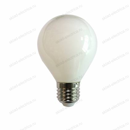 LED-G45-6W/3000K/E27/FR/SLF Лампа светодиодная. Форма "шар", матовая. Теплый белый свет (3000K). ТМ Volpe