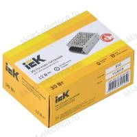 Драйвер LED ИПСН-PRO 30Вт 12В блок-клеммы IP20 IEK