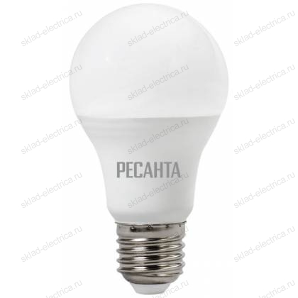 Лампа светодиодная LL-R-A60-11W-230-4K-E27 (груша, 11Вт, нейтр., Е27) Ресанта
