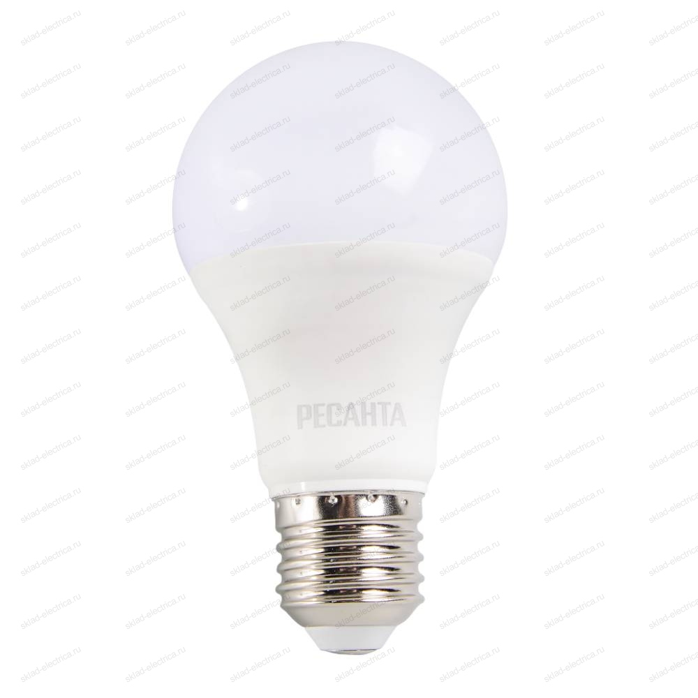 Лампа светодиодная LL-R-A60-11W-230-6K-E27 (груша, 11Вт, холод., Е27) Ресанта