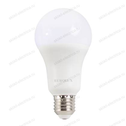 Лампа светодиодная LL-E-A70-20W-230-6K-E27 (груша, 20Вт, холод., Е27) Eurolux