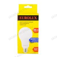 Лампа светодиодная LL-E-A70-25W-230-6K-E27 (груша, 25Вт, холод., Е27) Eurolux