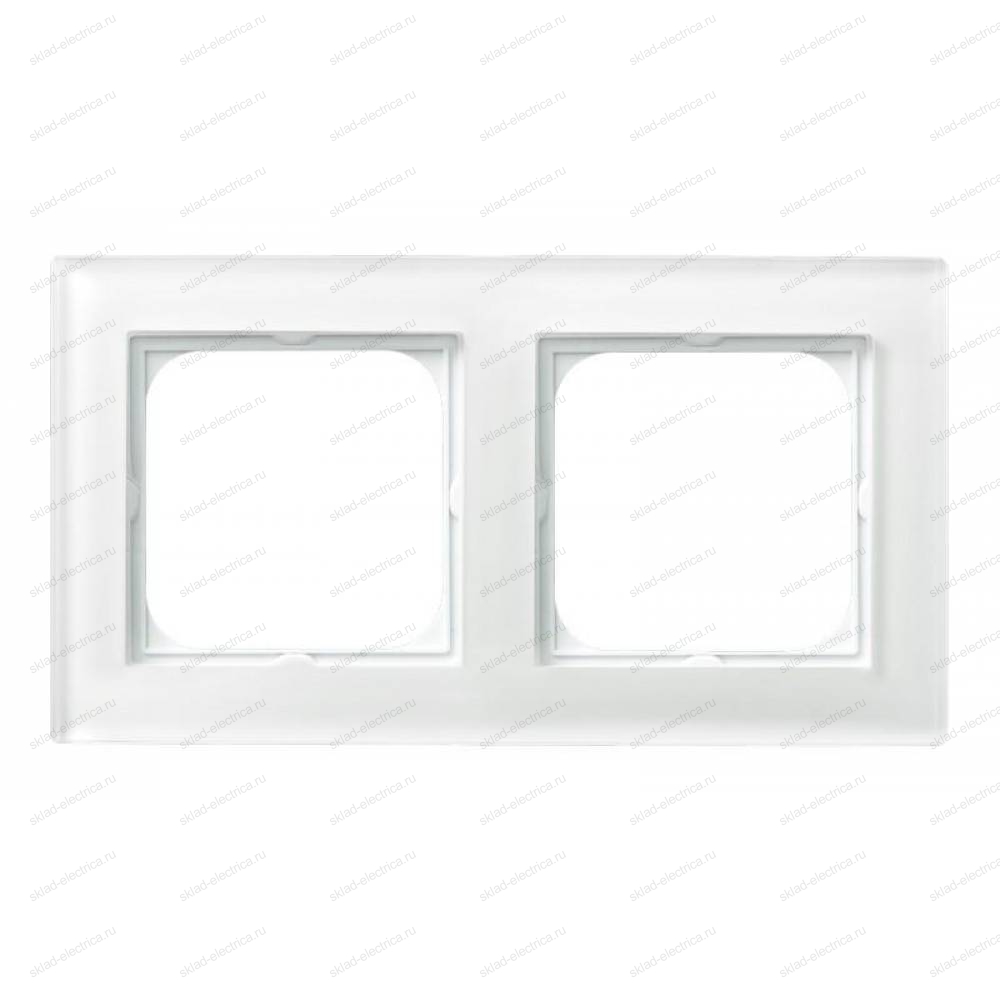 Ospel Sonata стекло белое рамка 2-ая, толщина 6 мм (без внутр вставки)