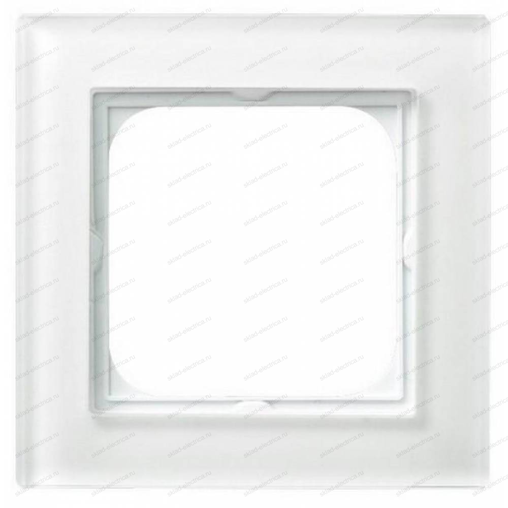 Ospel Sonata стекло белое рамка 1-ая, толщина 6 мм (без внутр вставки)