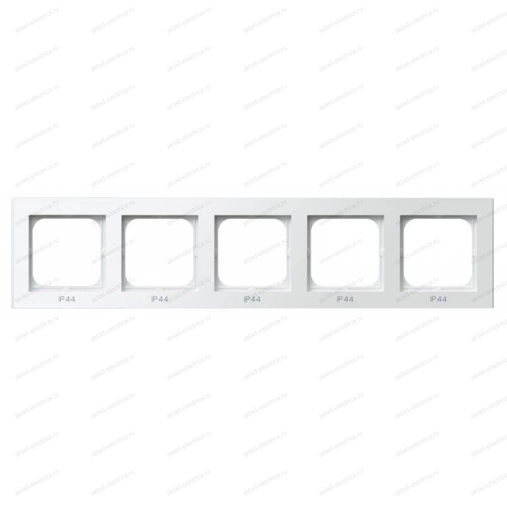 Ospel Sonata белый рамка 5-ая для выключатель IP-44