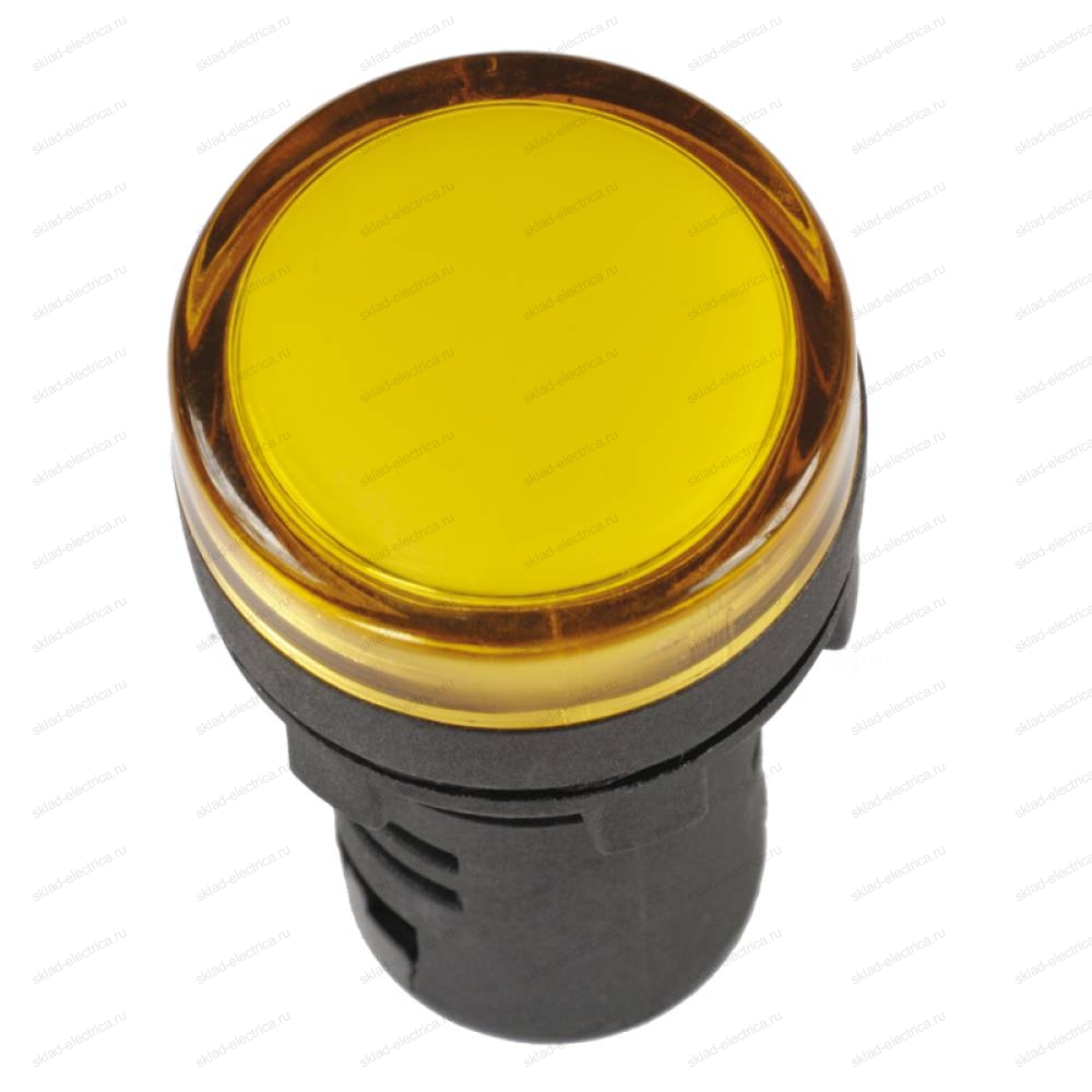 Лампа AD16DS(LED)матрица d16мм желтый 12В AC/DC IEK