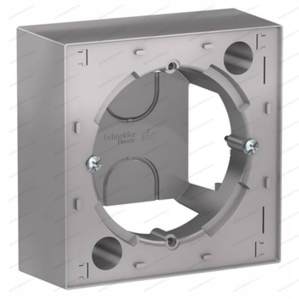 Коробка наружного монтажа ATN000300 Schneider Electric Atlas Design алюминий