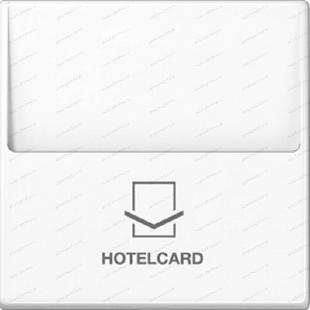 Ключ карточный замок Jung AS 500 531U+A590CARDWW цвет белый