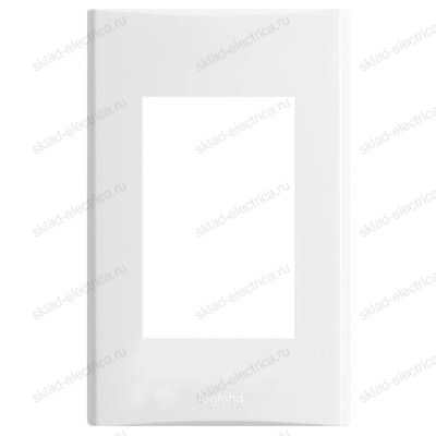 7101 50 Рамка для 1,2,3-кл выключателя белая Anam Zunis Legrand