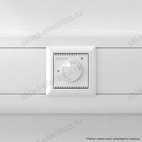Термостат модульный для теплых полов, Avanti DKC "Белое облако", 2 модуля