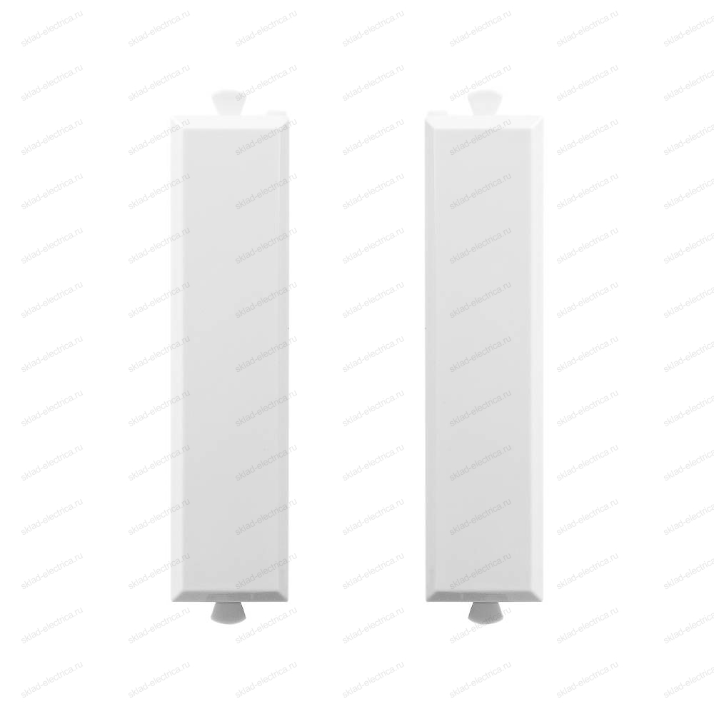 Комплект модульных заглушек Avanti DKC "Белое облако", 0,5 модуля 2 штуки