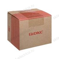 DKC Avanti Подрозеточная коробка для сплошных стен Черный под 2 модуля безвинтов