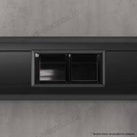 Рамка-суппорт "Avanti" для "In-liner Front", черный, 4 модуля