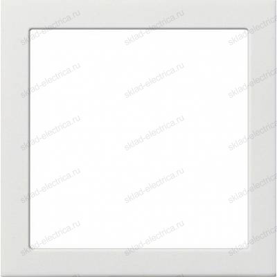 Адаптерная рамка с квадратным отверстием 55x55 мм белая глянцевая Gira F100