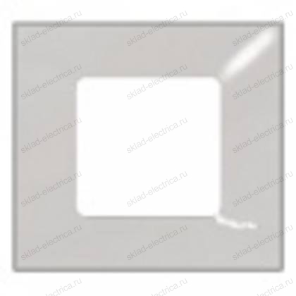 Накладка декоративная на рамку базовую 1 пост Simon 27 Play Color, прозрачный серый