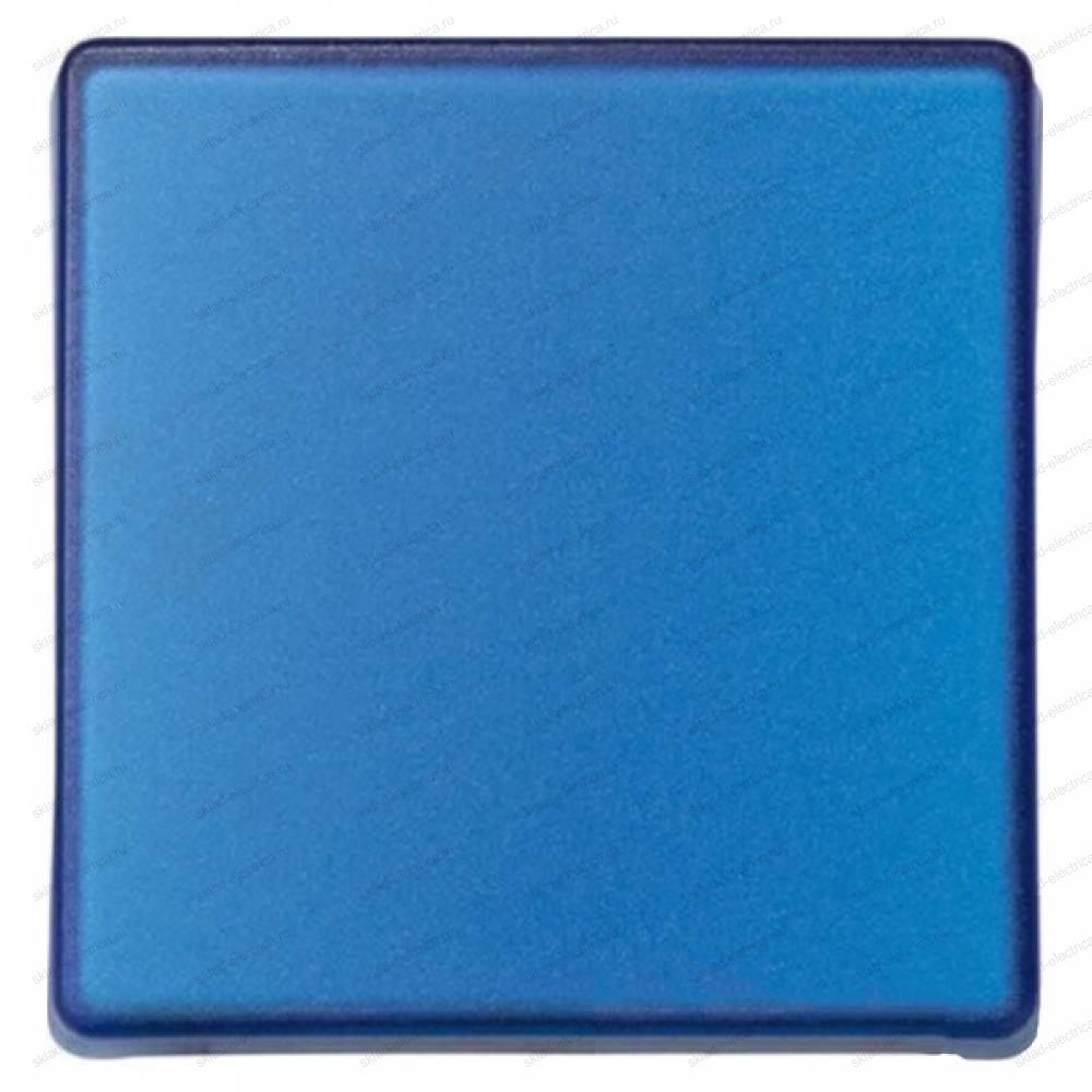 Клавиша декоративная сменная для выключателя (широкий модуль) Simon 27 Play, прозрачный синий
