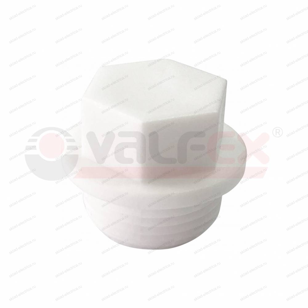 Заглушка резьбовая 20х1/2" PRO (1000/250) (Valfex)