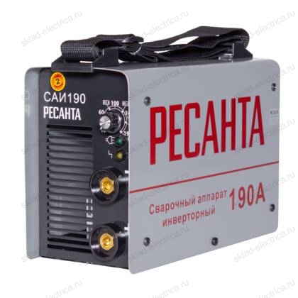 Сварочный аппарат инверторный САИ 190 Ресанта