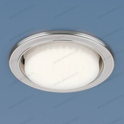Точечный светильник 1036 GX53 WH/SL белый/серебро