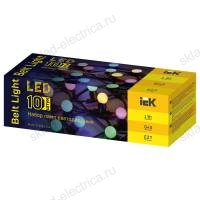 LIGHTING Набор ламп светодиодных декоративных G45 шар 1Вт 230В MIX E27 10 шт IEK