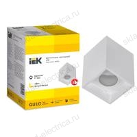 LIGHTING Светильник 4112 накладной потолочный под лампу GU10 белый пластик IEK