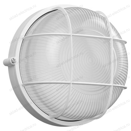 Светильник НПП1302 белый/круг с реш.60Вт IP54 IEK