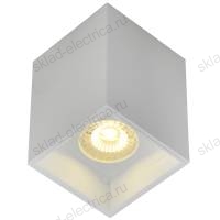 LIGHTING Светильник 4112 накладной потолочный под лампу GU10 белый пластик IEK