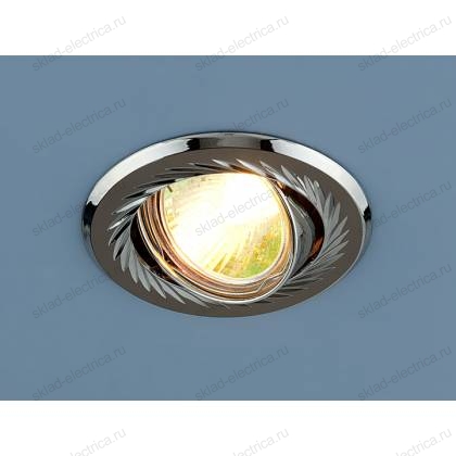 Точечный светильник 704 CX MR16 GU/SL черный/серебро