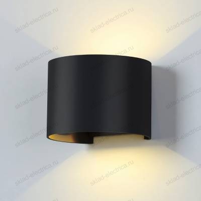 BLADE уличный настенный светодиодный светильник 1518 TECHNO LED черный