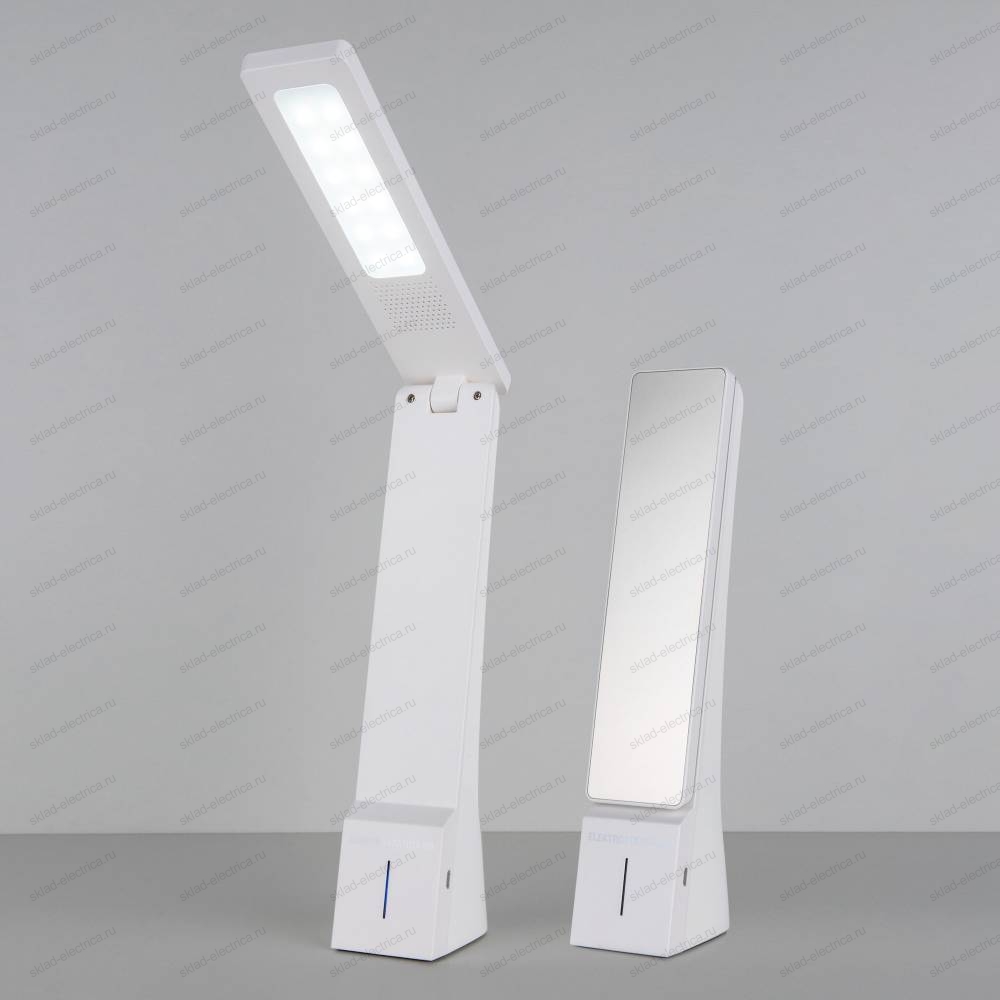 Настольный светодиодный светильник Desk белый/серебряный TL90450