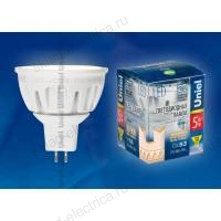 LED-JCDR-5W/WW/GU5.3/FR ALM01WH пластик