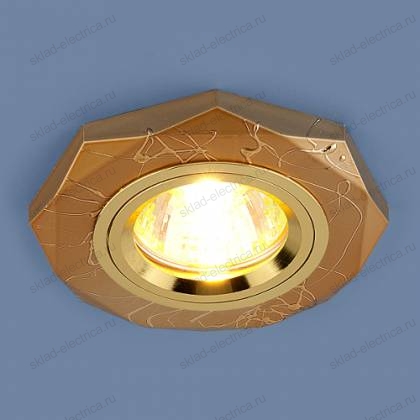Точечный светильник 2040 MR16 GD золото