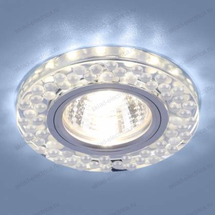 Точечный светодиодный светильник 2194 MR16 SL/WH зеркальный/белый