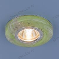 Точечный светодиодный светильник 2191 MR16 CL/GR прозрачный/зеленый
