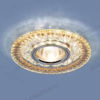 Точечный светодиодный светильник 2198 MR16 CL/GD прозрачный/золото