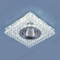 Точечный светодиодный светильник 8391 MR16 CL/SL прозрачный/серебро