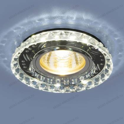 Точечный светодиодный светильник 8351 MR16 CL/BK прозрачный/черный