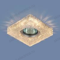 Встраиваемый потолочный светильник с LED подсветкой 2214 MR16 CL прозрачный